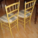 chaise peinte